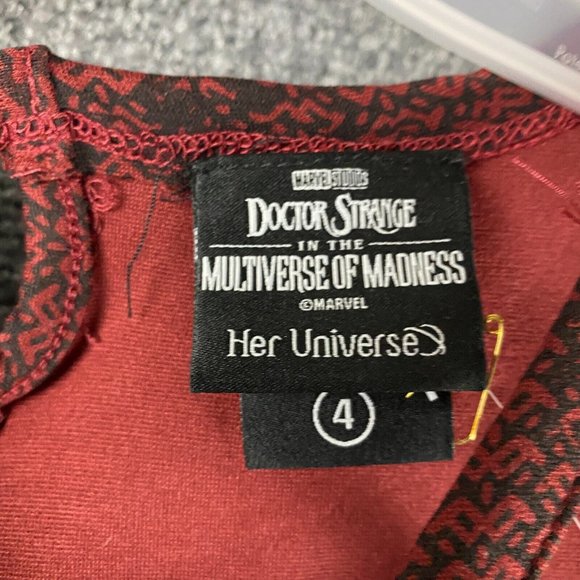 Doctor Strange in The Multiverse of Madness Dress Size 4 Women's Sleeveless - Picture 3 of 8